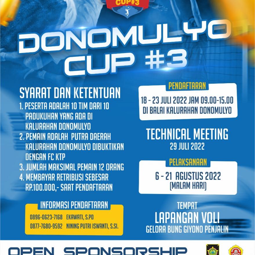 Donomulyo Cup III - Ajang Unjuk Diri Putra Lokal Donomulyo